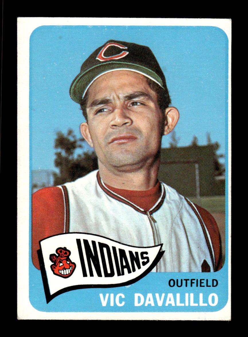 1965 Topps #128 Vic Davalillo Cleveland Indians EXMT CS26015414
