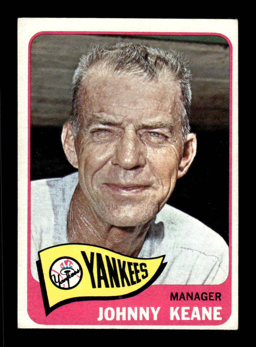 1965 Topps #131 Johnny Keane New York Yankees EXMT CS26015416