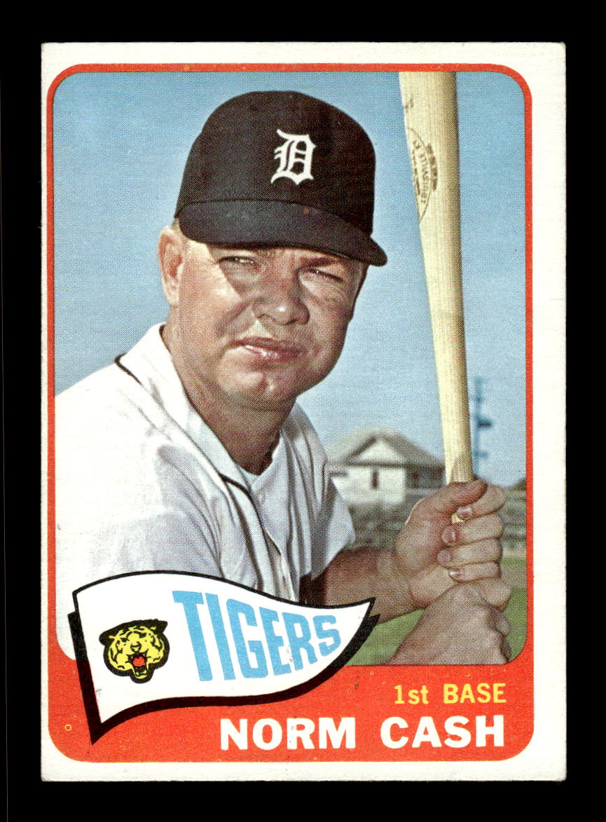 1965 Topps #153 Norm Cash Detroit Tigers EXMT CS26015428