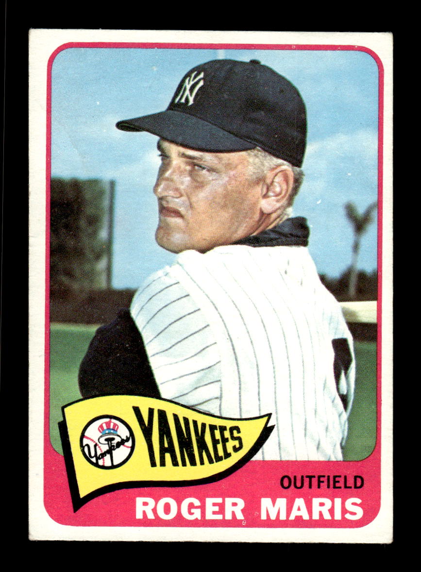 1965 Topps #155 Roger Maris New York Yankees VG CS26015430