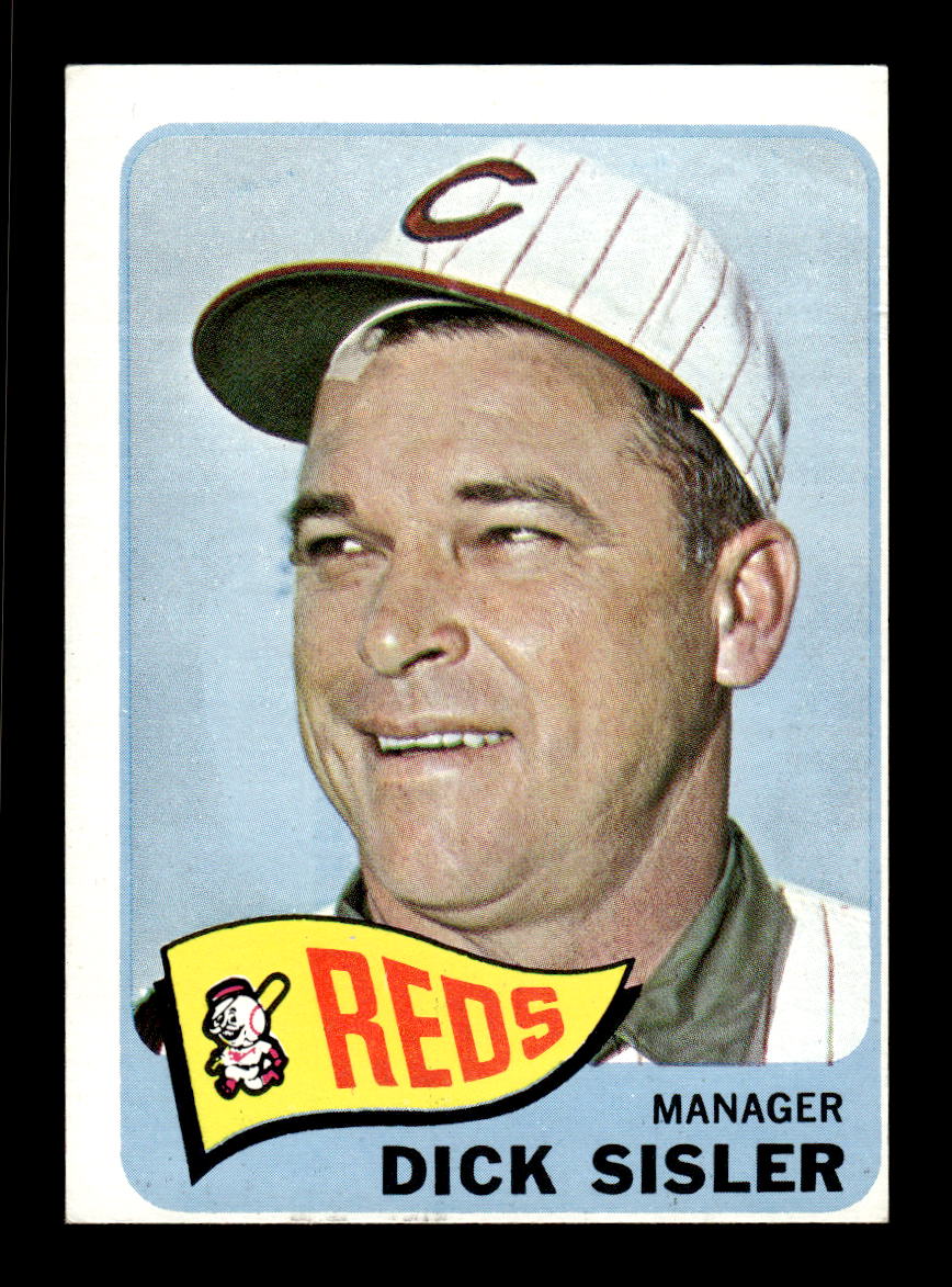 1965 Topps #158 Dick Sisler Cincinnati Reds EXMT CS26015433
