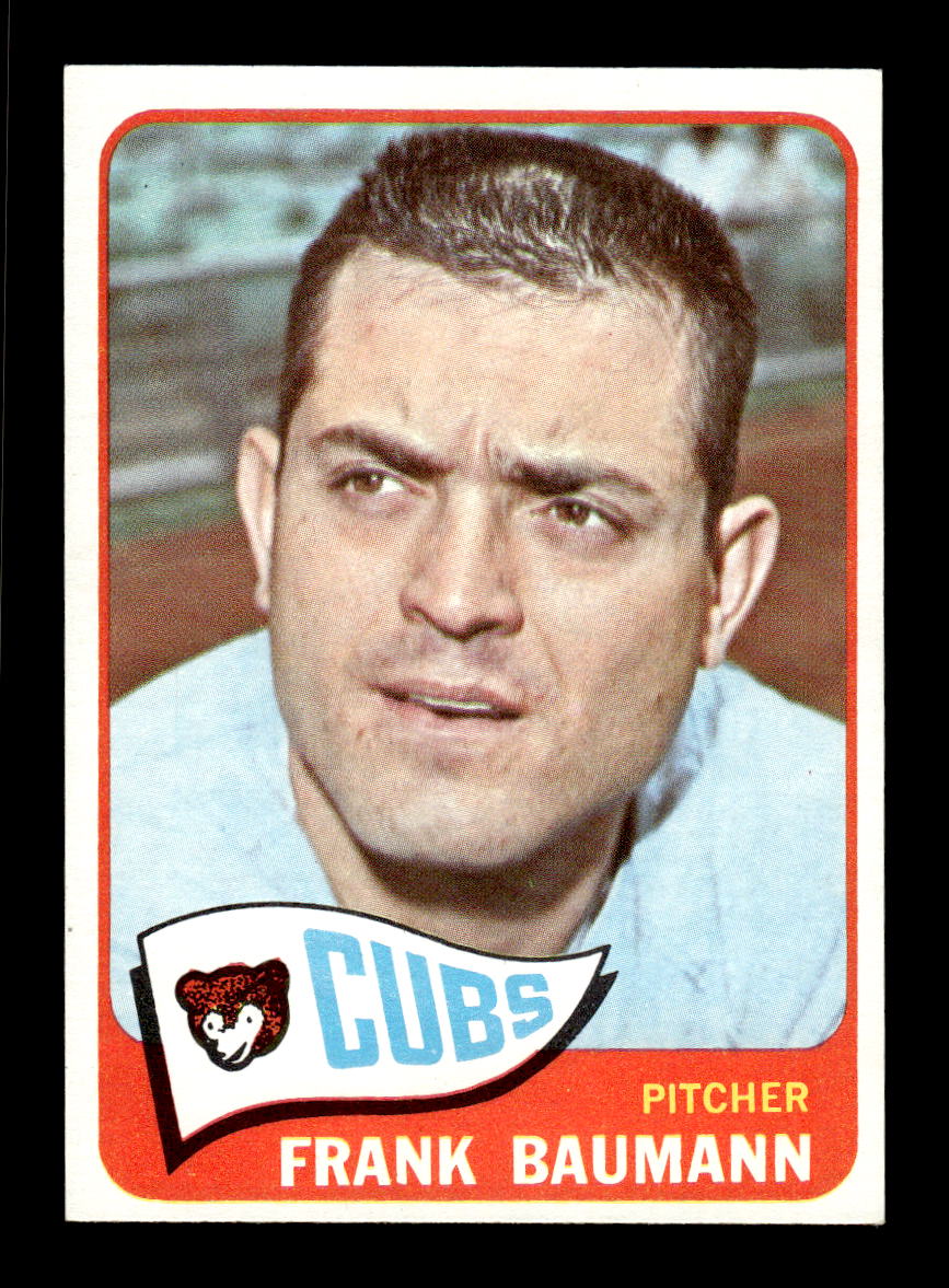 1965 Topps #161 Frank Baumann Chicago Cubs EXMT CS26015435