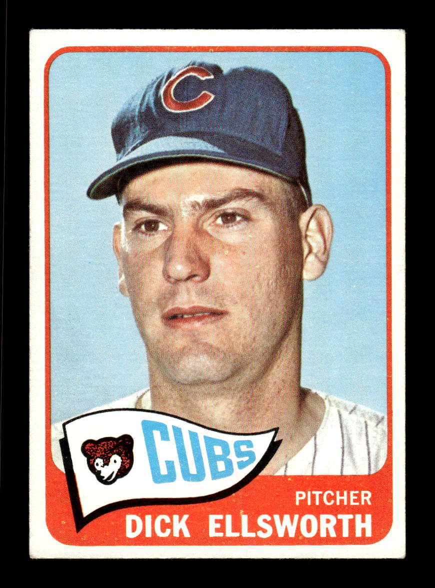 1965 Topps #165 Dick Ellsworth Chicago Cubs EXMT CS26015439