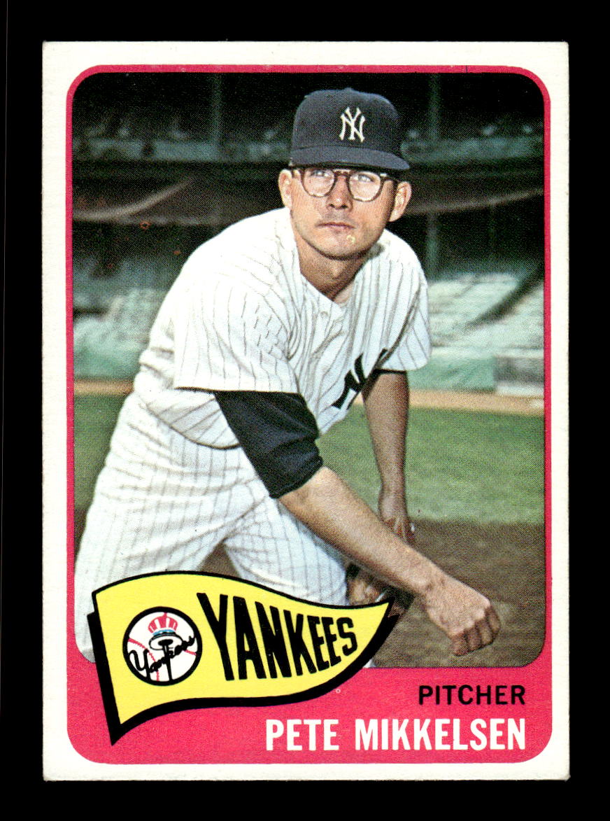 1965 Topps #177 Pete Mikkelsen New York Yankees EXMT CS26015449