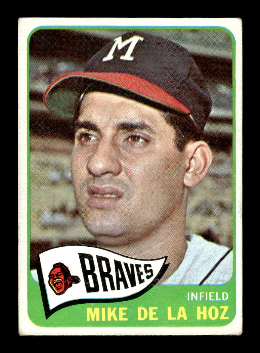 1965 Topps #182 Mike de la Hoz Milwaukee Braves EXMT CS26015453