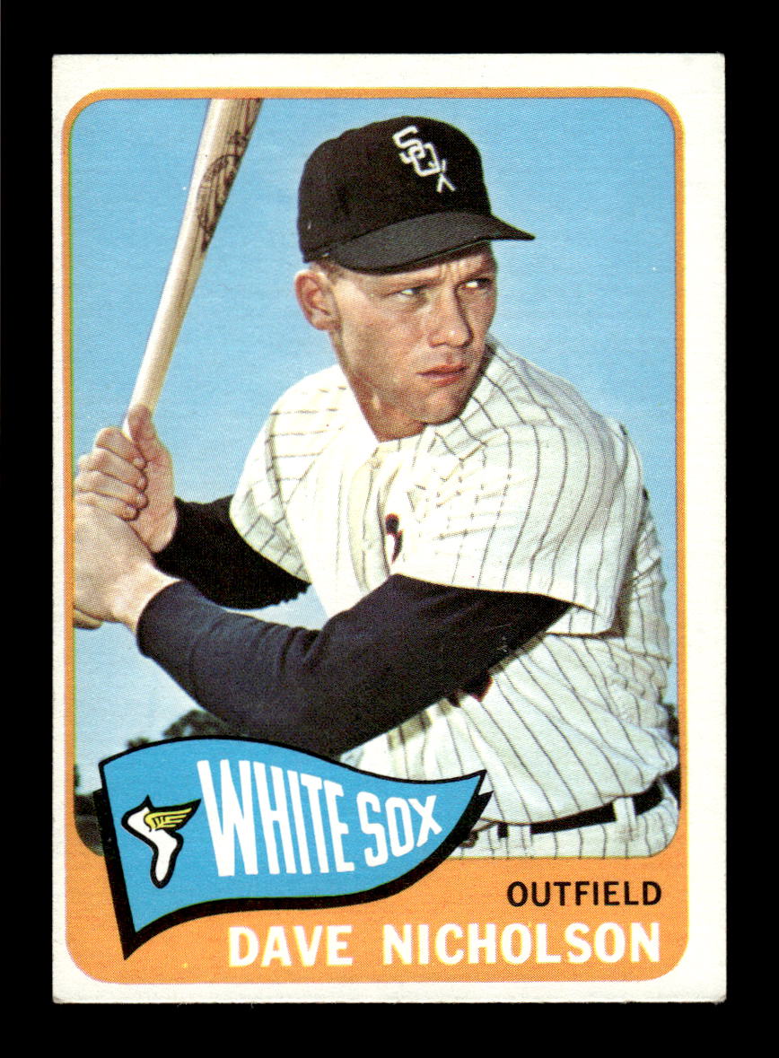 1965 Topps #183 Dave Nicholson Chicago White Sox EXMT CS26015454