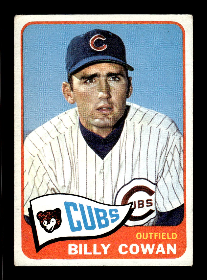 1965 Topps #186 Billy Cowan Chicago Cubs EXMT CS26015457