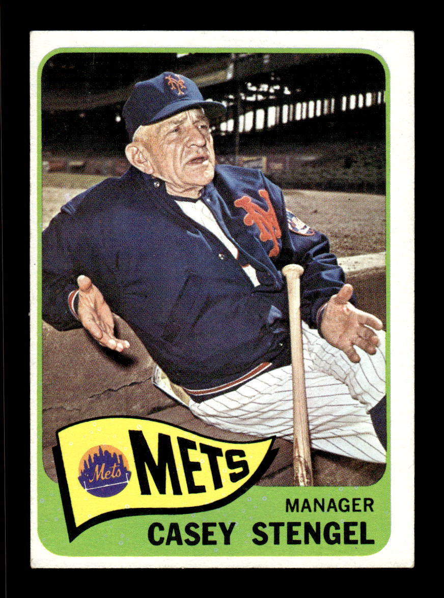 1965 Topps #187 Casey Stengel New York Mets EXMT CS26015458