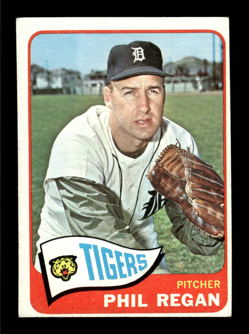 1965 Topps #191 Phil Regan Detroit Tigers EXMT CS26015462