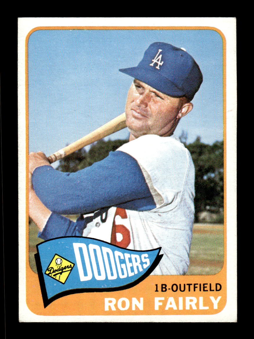 1965 Topps #196 Ron Fairly Los Angeles Dodgers EXMT CS26015465