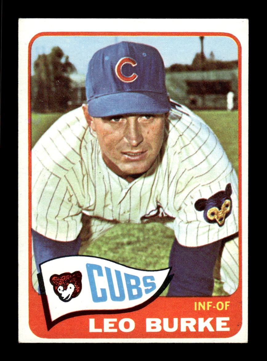 1965 Topps #202 Leo Burke Chicago Cubs EXMT CS26015470
