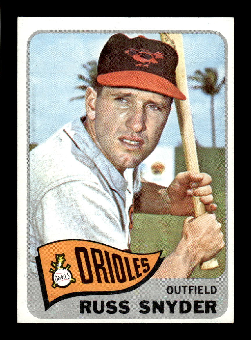 1965 Topps #204 Russ Snyder Baltimore Orioles EXMT CS26015472