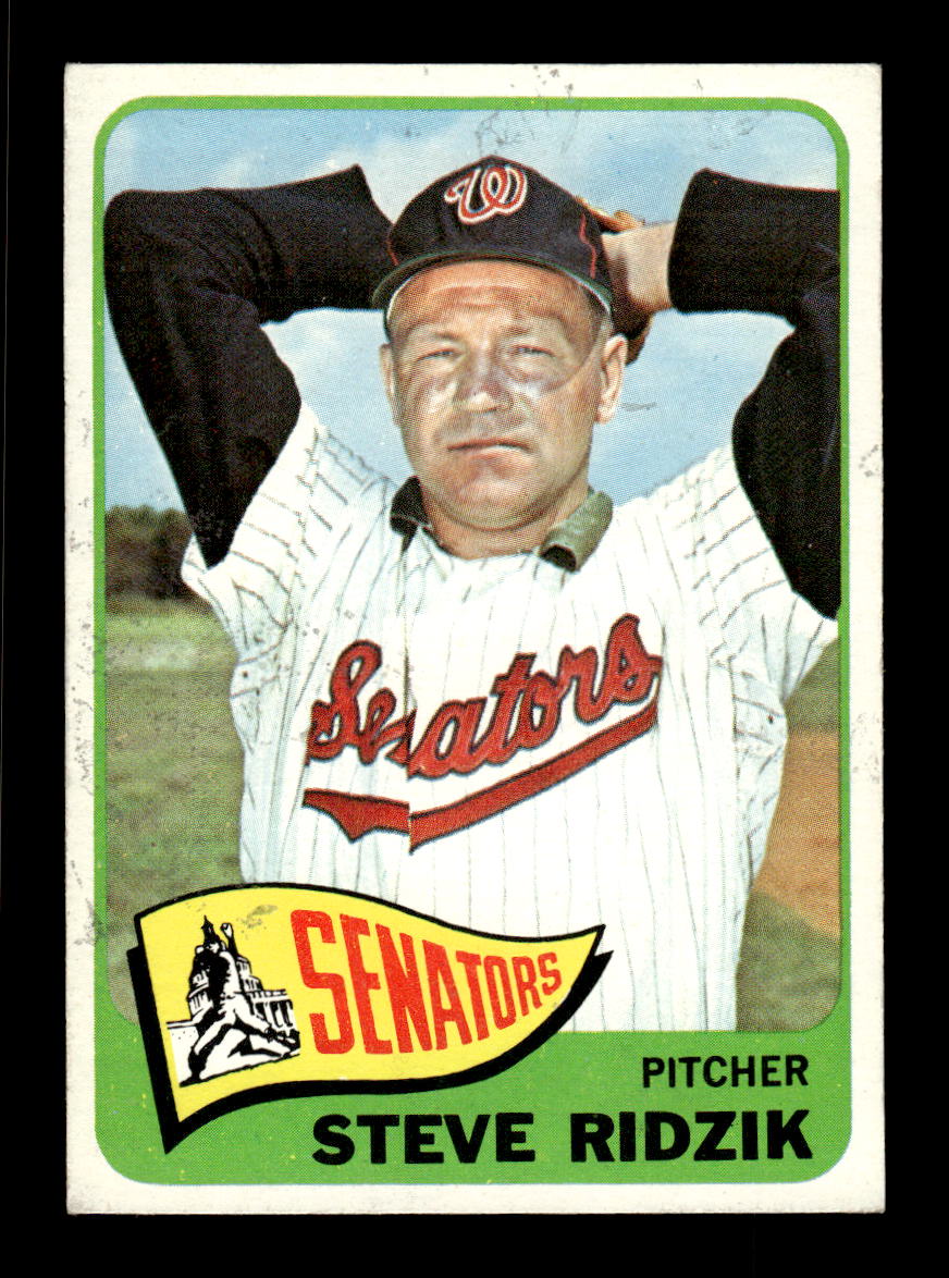 1965 Topps #211 Steve Ridzik Washington Senators EXMT CS26015476