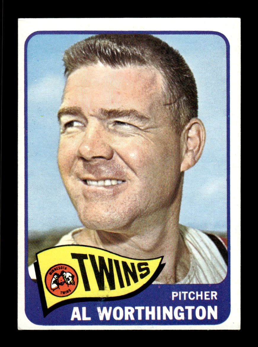 1965 Topps #216 Al Worthington Minnesota Twins EXMT CS26015481