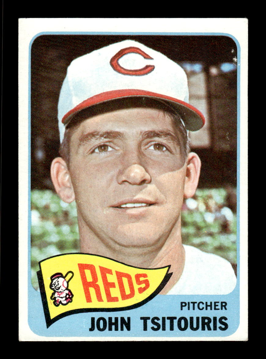 1965 Topps #221 John Tsitouris Cincinnati Reds EXMT CS26015485