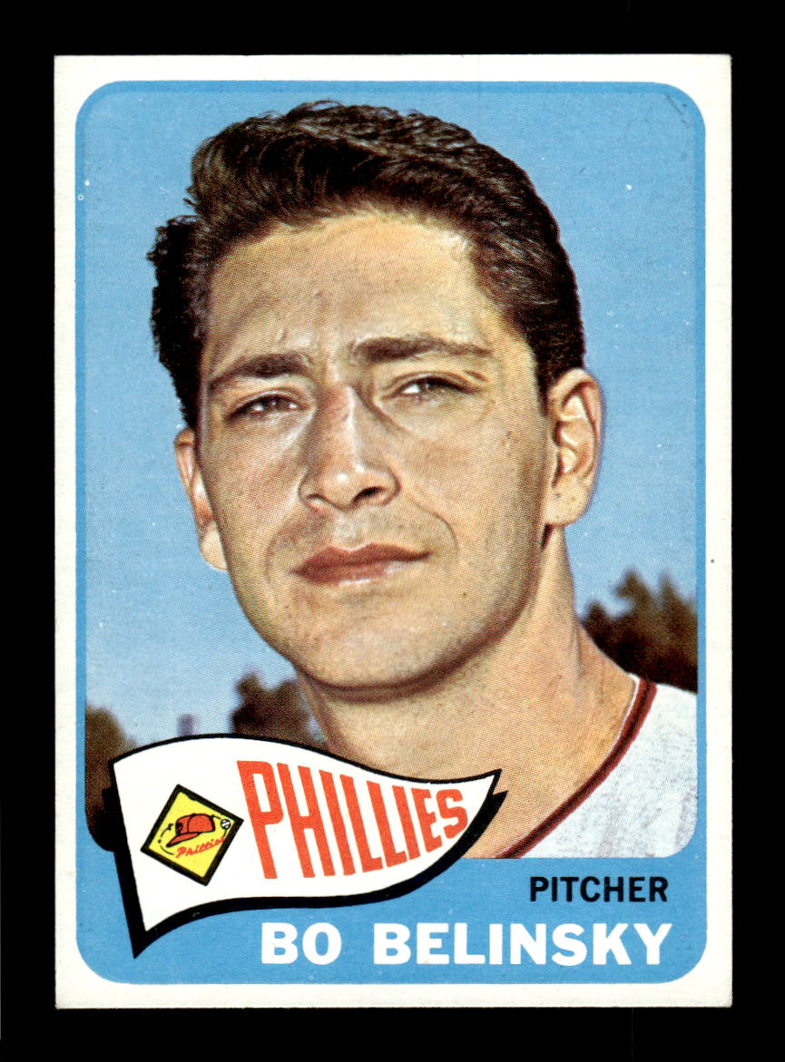 1965 Topps #225 Bo Belinsky Philadelphia Phillies EXMT CS26015488
