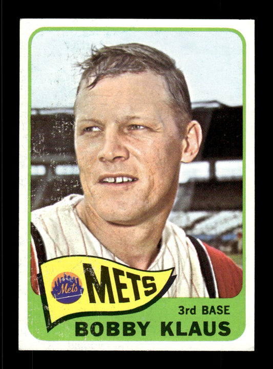 1965 Topps #227 Bobby Klaus New York Mets EXMT CS26015489