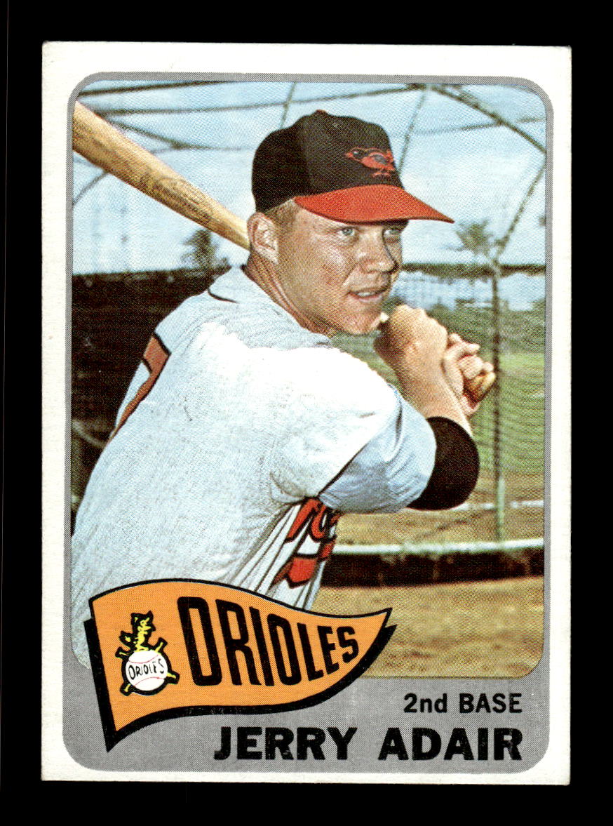 1965 Topps #231 Jerry Adair Baltimore Orioles EXMT CS26015493
