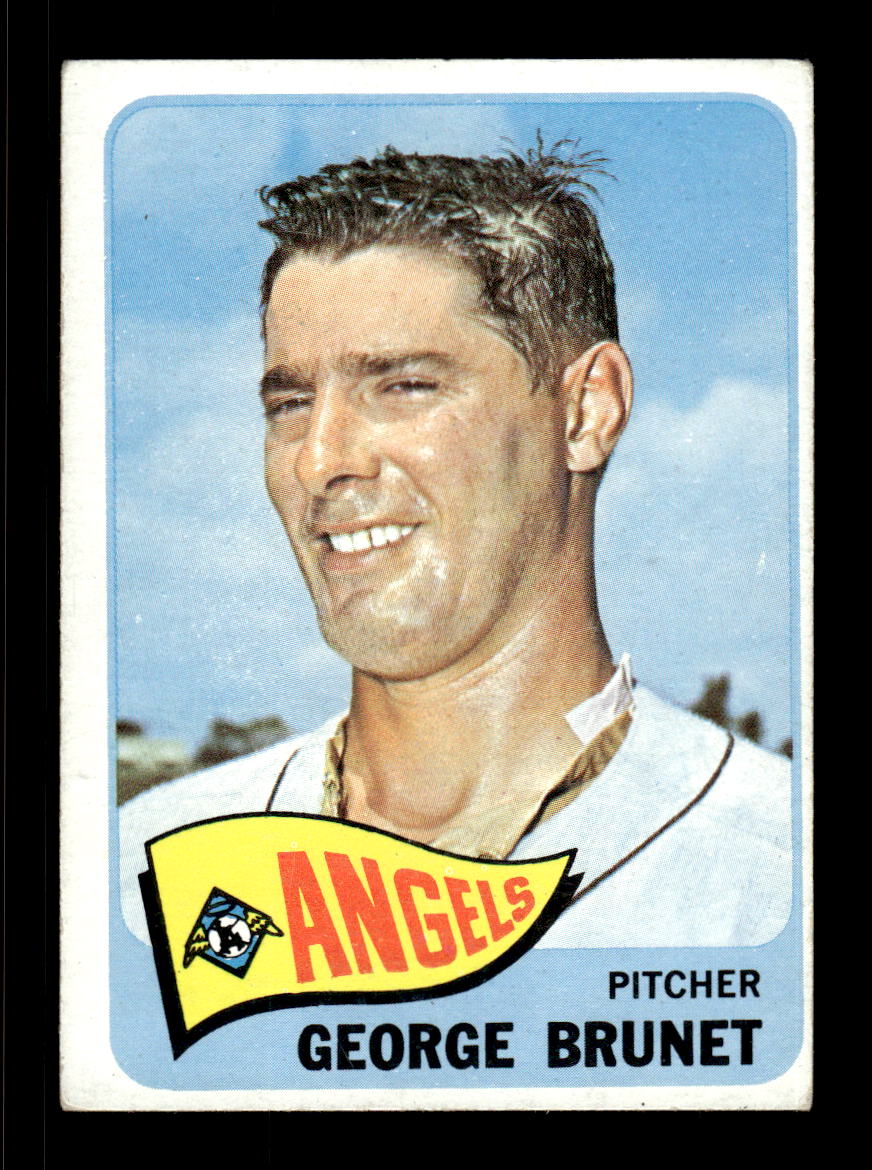 1965 Topps #242 George Brunet Los Angeles Angels EXMT CS26015503