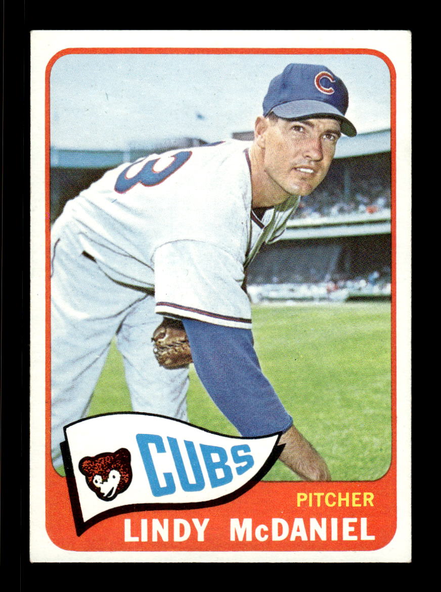 1965 Topps #244 Lindy McDaniel Chicago Cubs EXMT CS26015504