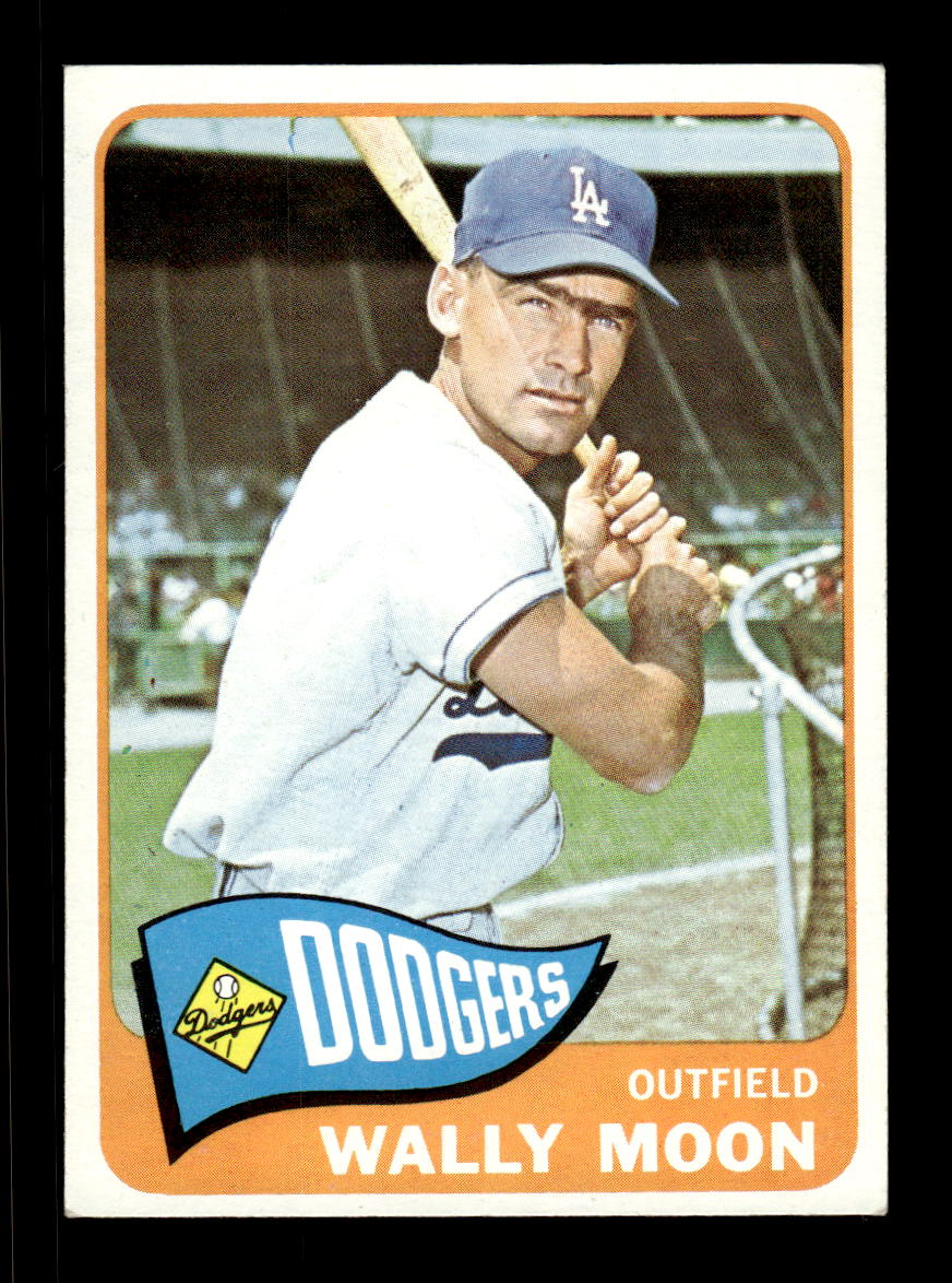 1965 Topps #247 Wally Moon Los Angeles Dodgers EXMT CS26015506