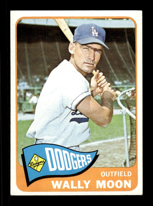 1965 Topps #247 Wally Moon Los Angeles Dodgers EXMT CS26015506