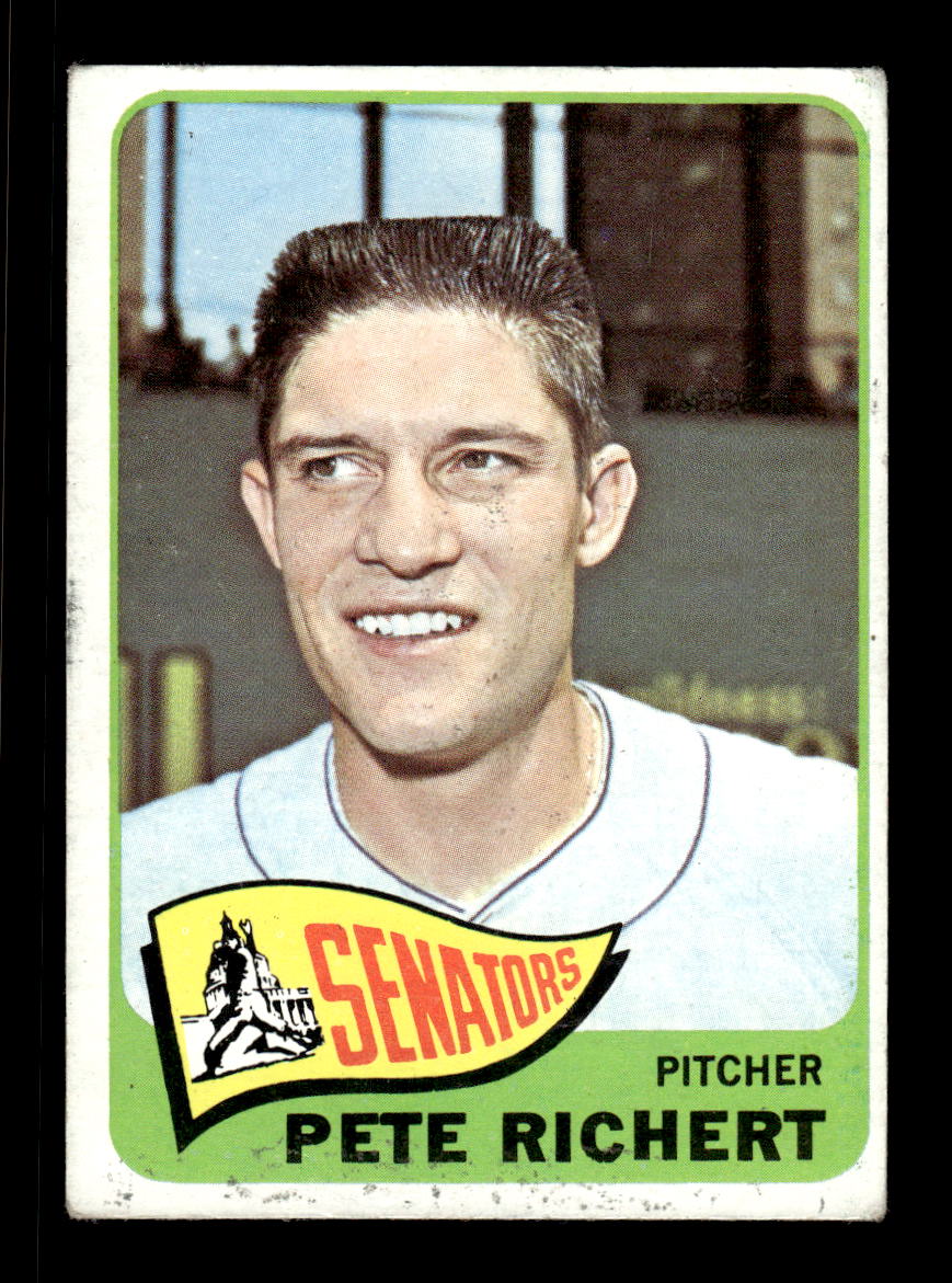 1965 Topps #252 Pete Richert Washington Senators EXMT CS26015510