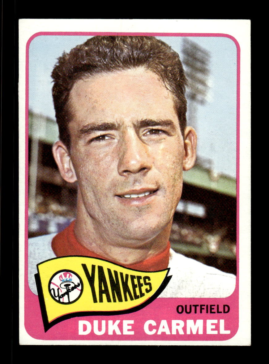 1965 Topps #261 Duke Carmel New York Yankees EXMT CS26015518