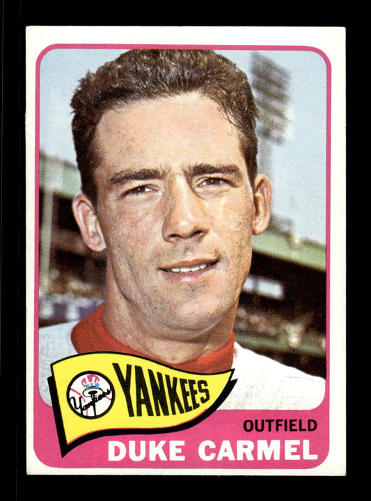 1965 Topps #261 Duke Carmel New York Yankees EXMT CS26015518