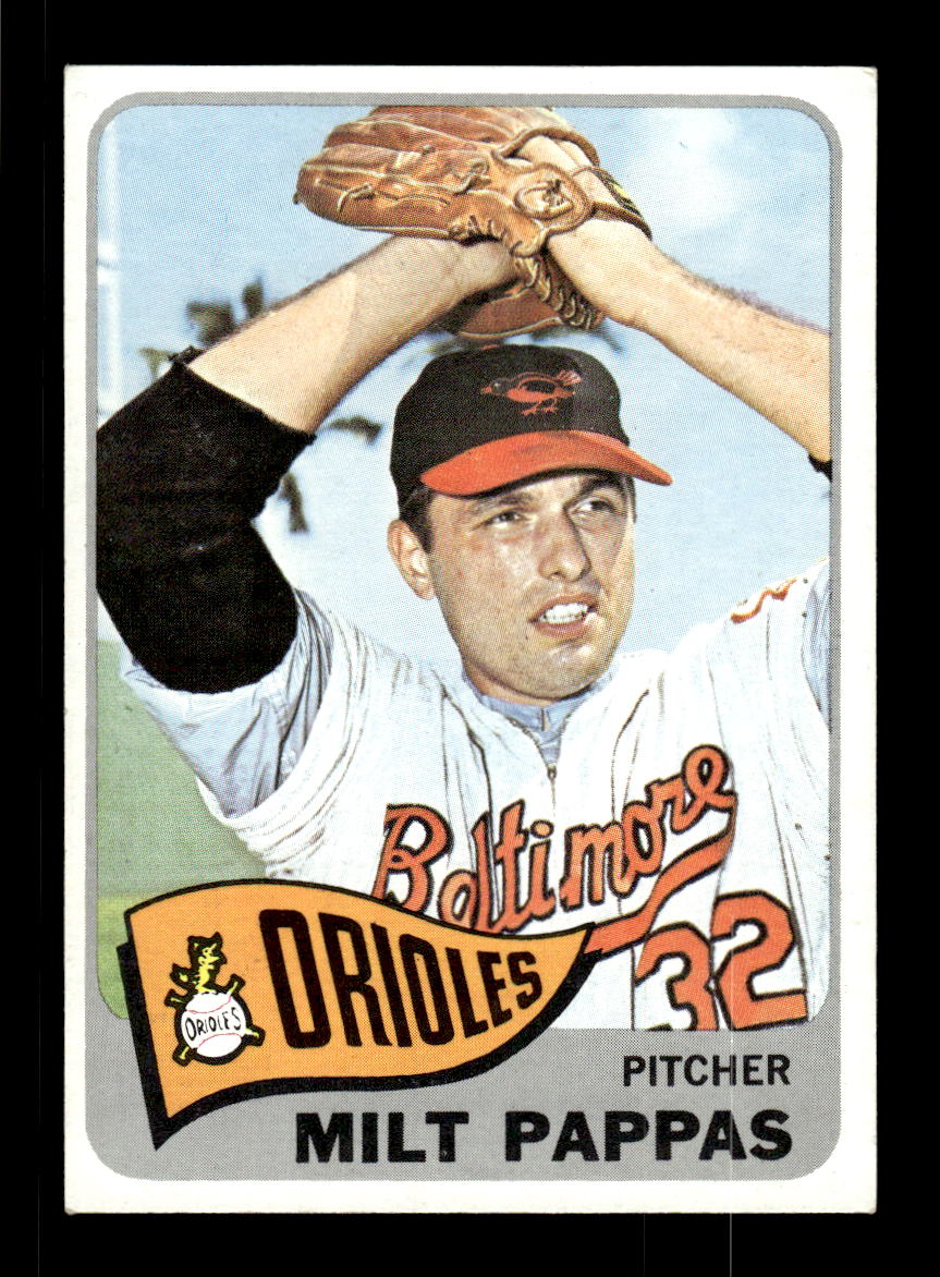 1965 Topps #270 Milt Pappas Baltimore Orioles EXMT CS26015526
