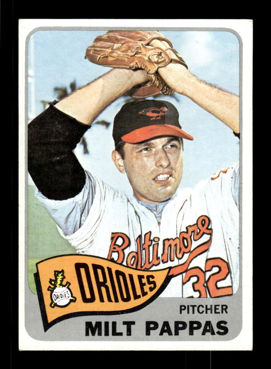 1965 Topps #270 Milt Pappas Baltimore Orioles EXMT CS26015526