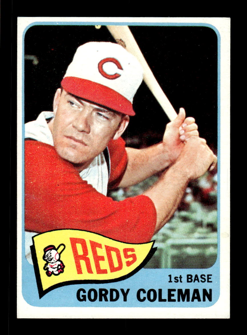 1965 Topps #289 Gordy Coleman Cincinnati Reds EXMT CS26015545