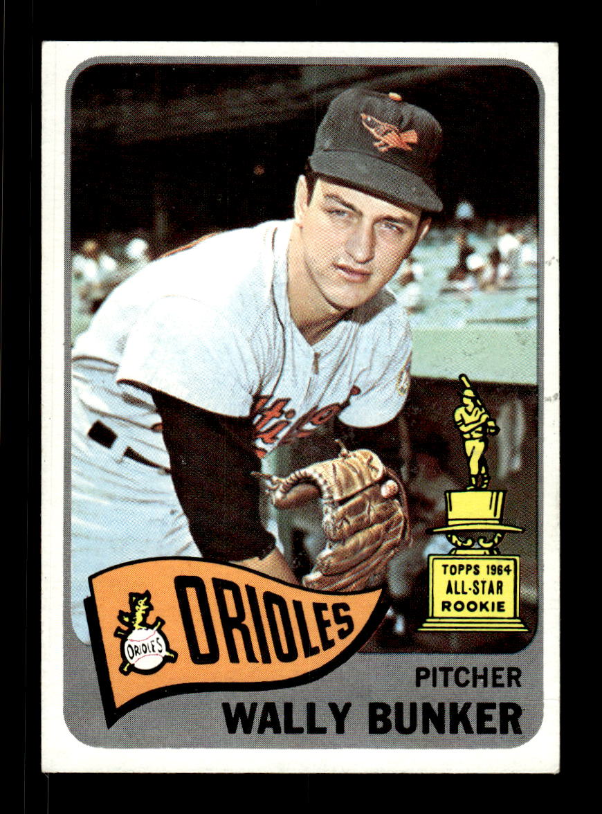 1965 Topps #290 Wally Bunker Baltimore Orioles EXMT CS26015546