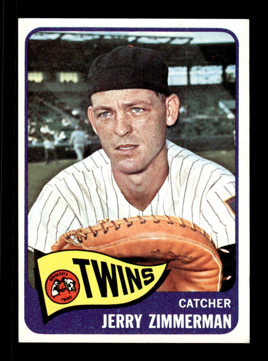 1965 Topps #299 Jerry Zimmerman Minnesota Twins EXMT CS26015555