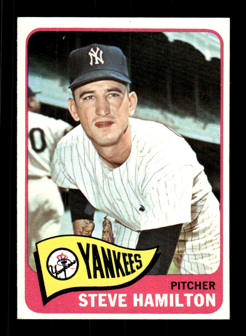 1965 Topps #309 Steve Hamilton New York Yankees EXMT CS26015564
