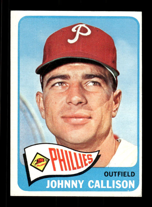 1965 Topps #310 Johnny Callison Philadelphia Phillies EXMT CS26015565