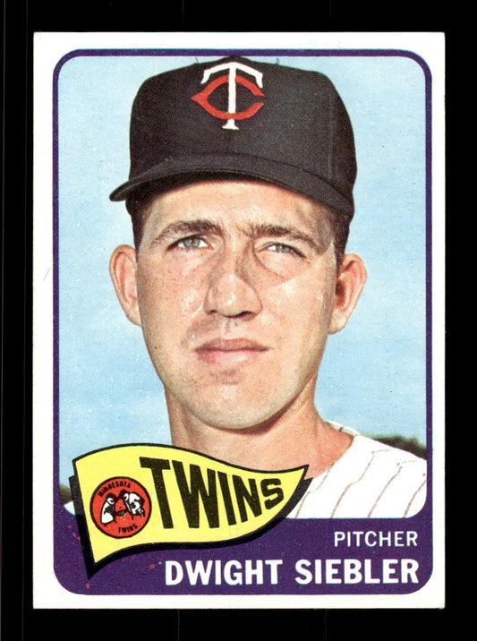 1965 Topps #326 Dwight Siebler Minnesota Twins EXMT CS26015579