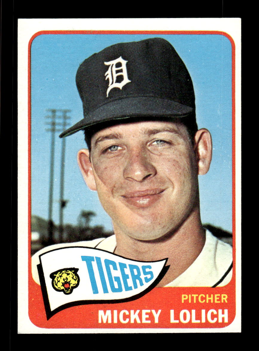 1965 Topps #335 Mickey Lolich Detroit Tigers EXMT CS26015587
