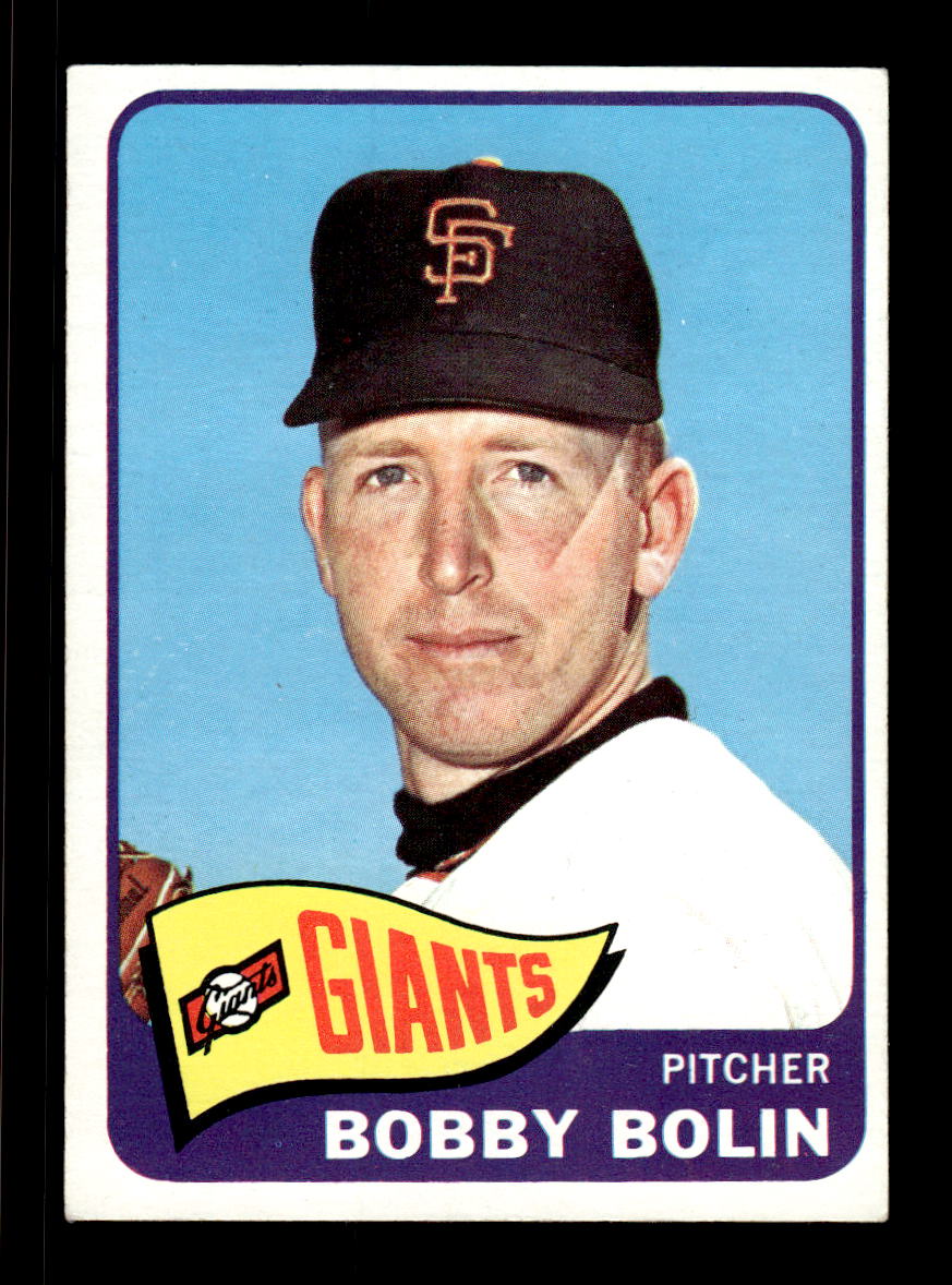 1965 Topps #341 Bobby Bolin San Francisco Giants EXMT CS26015592