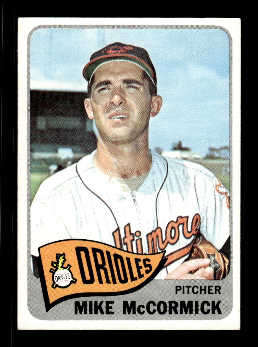 1965 Topps #343 Mike McCormick Baltimore Orioles EXMT CS26015594