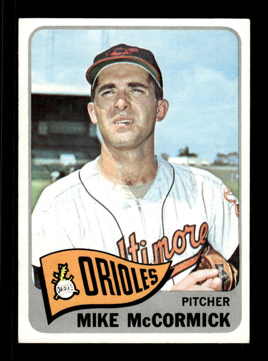 1965 Topps #343 Mike McCormick Baltimore Orioles EXMT CS26015594