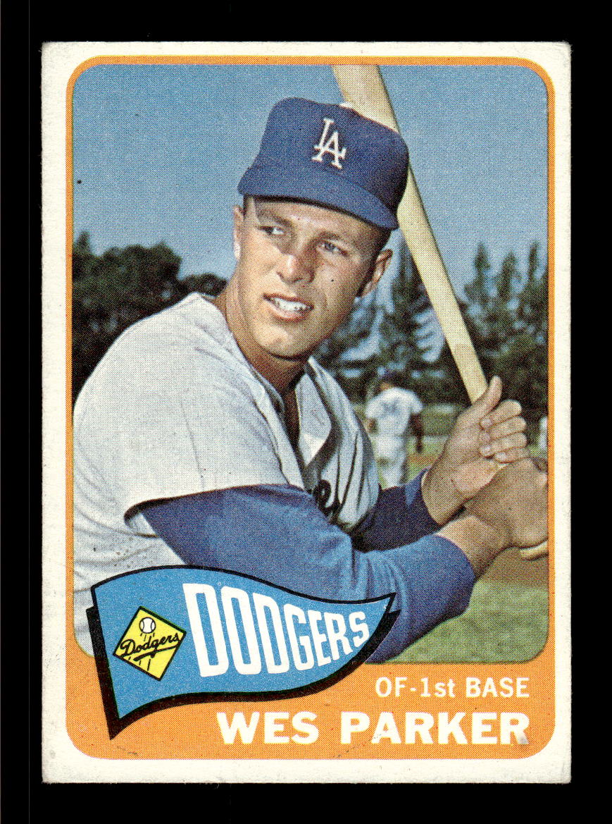 1965 Topps #344 Wes Parker Los Angeles Dodgers EXMT CS26015595