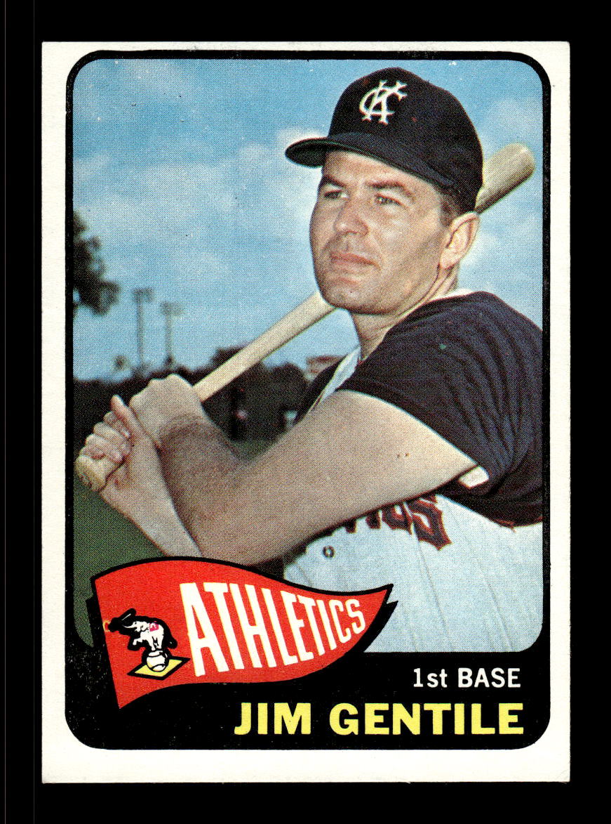 1965 Topps #365 Jim Gentile Kansas City Athletics EXMT CS26015613