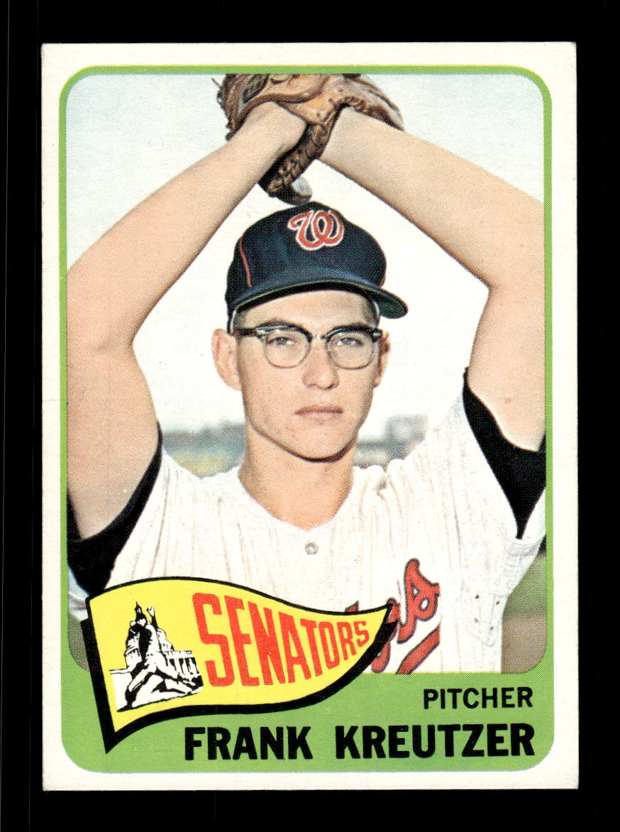 1965 Topps #371 Frank Kreutzer Washington Senators VGEX CS26015617