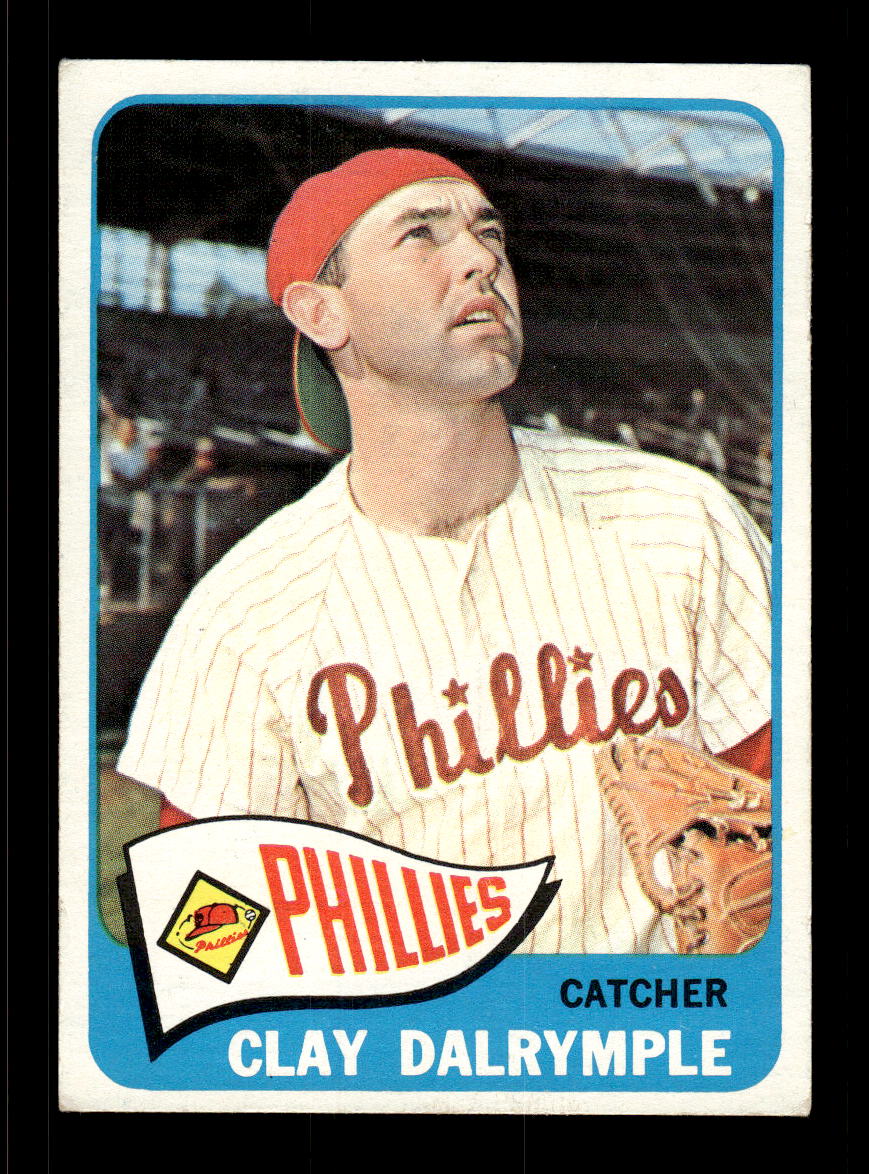 1965 Topps #372 Clay Dalrymple Philadelphia Phillies VGEX CS26015618