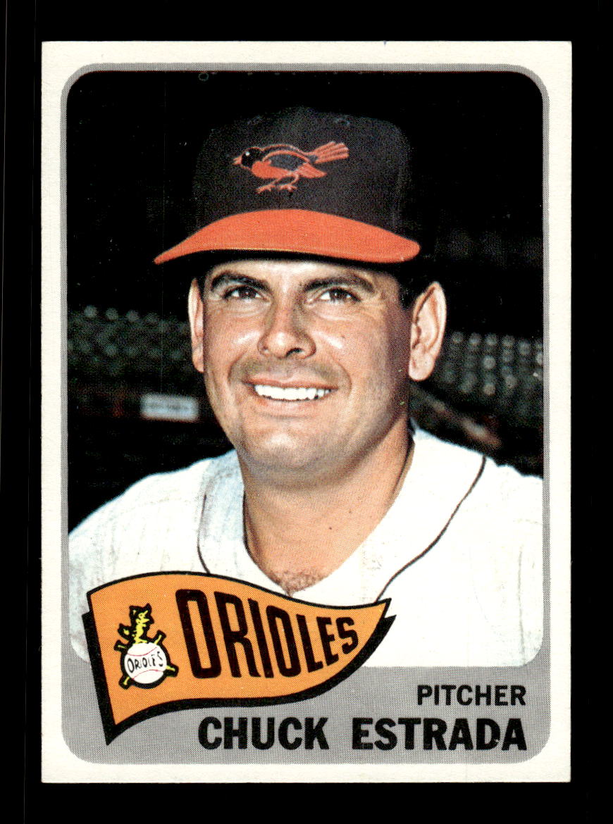 1965 Topps #378 Chuck Estrada Baltimore Orioles VGEX CS26015624