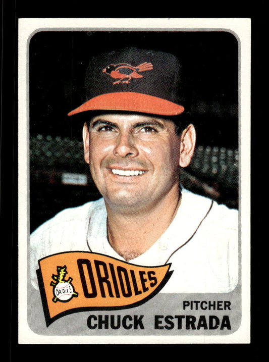 1965 Topps #378 Chuck Estrada Baltimore Orioles VGEX CS26015624