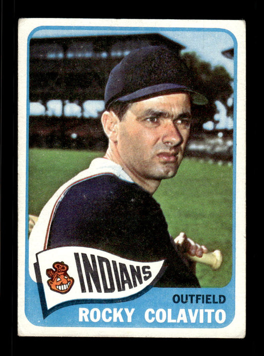 1965 Topps #380 Rocky Colavito Cleveland Indians VG CS26015625