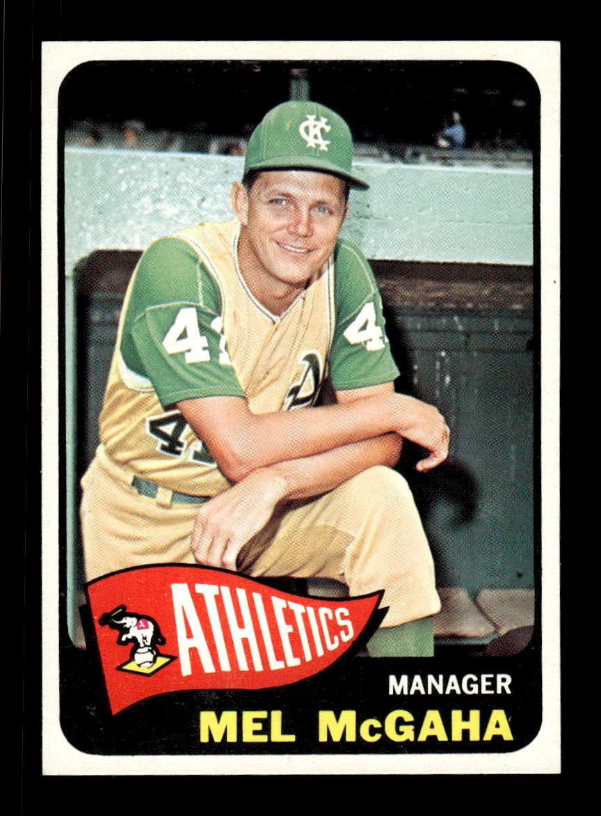 1965 Topps #391 Mel McGaha Kansas City Athletics VGEX CS26015634