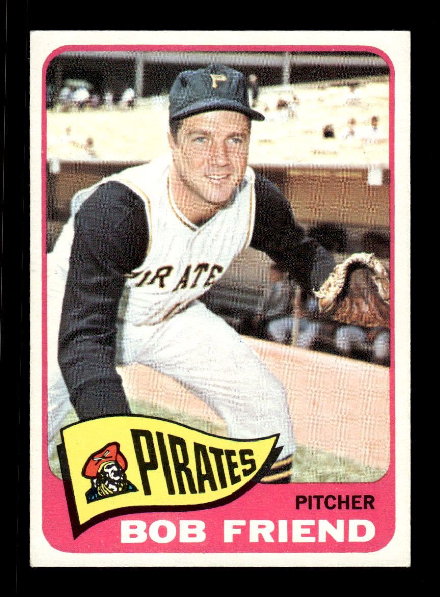 1965 Topps #392 Bob Friend Pittsburgh Pirates VGEX CS26015635